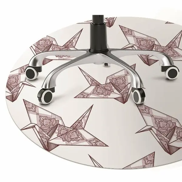Tapis bureau Oiseaux origami