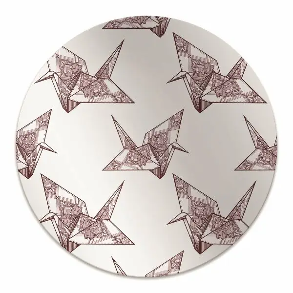 Tapis bureau Oiseaux origami