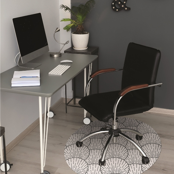 Tapis pour chaise de bureau Coquilles de mer