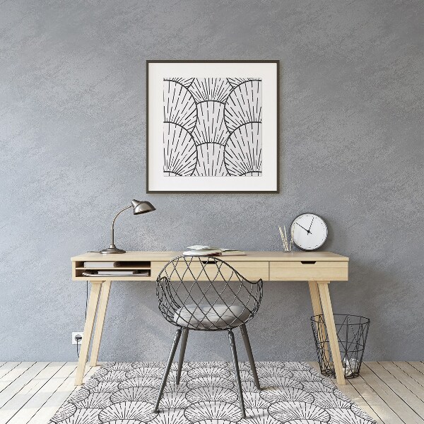 Tapis pour chaise de bureau Coquilles de mer