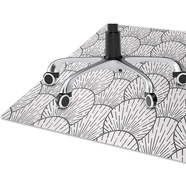 Tapis pour chaise de bureau Coquilles de mer