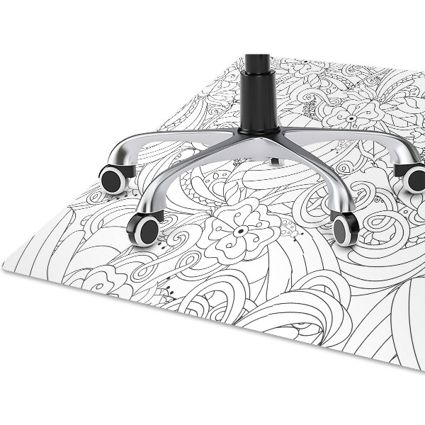 Tapis bureau Modèle de doodle
