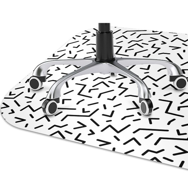 Tapis fauteuil bureau do biura Modèle géométrique