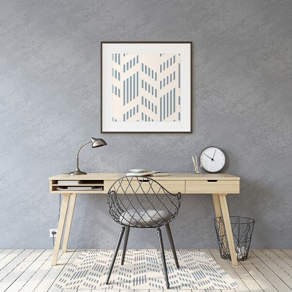 Tapis de chaise Chodel géométrique