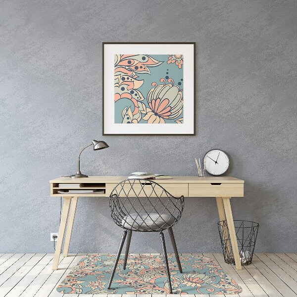 Tapis pour chaise de bureau Fleurs de conte de conte
