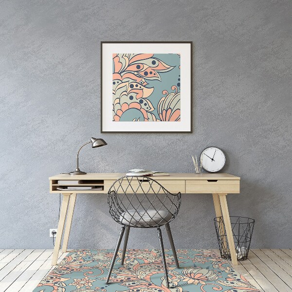 Tapis pour chaise de bureau Fleurs de conte de conte