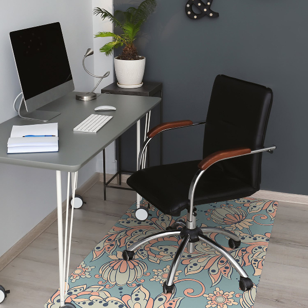 Tapis pour chaise de bureau Fleurs de conte de conte
