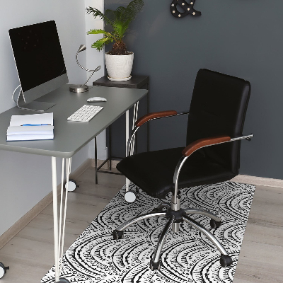 Tapis fauteuil bureau do biura Motif abstrait