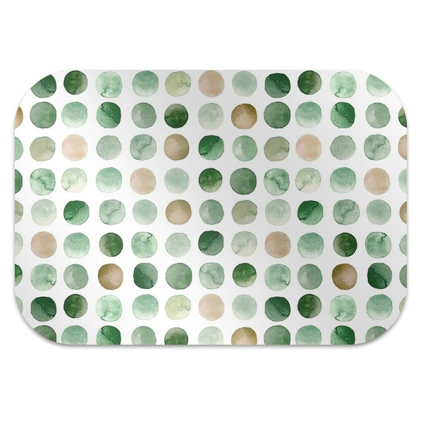 Tapis de chaise de bureau Points colorés
