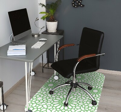 Tapis pour chaise de bureau Fleur d'orientale