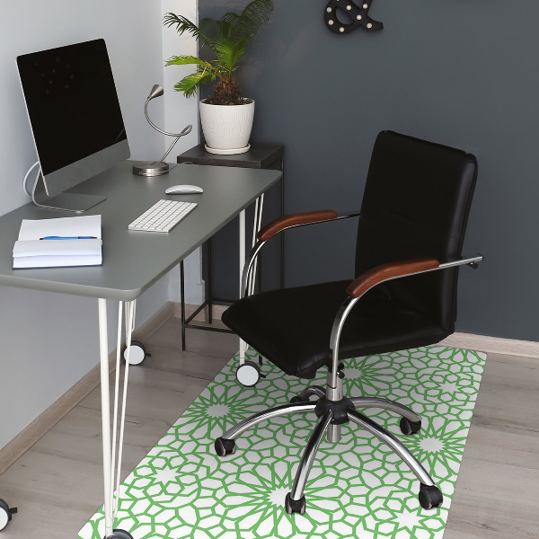 Tapis pour chaise de bureau Fleur d'orientale