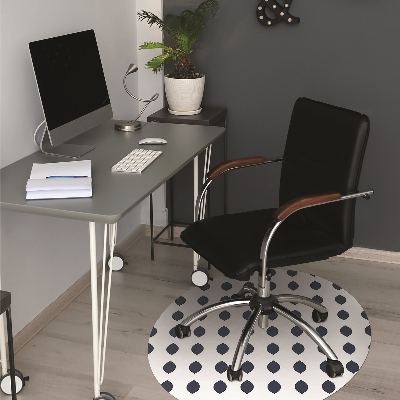 Tapis de chaise de bureau Citron