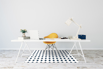 Tapis de chaise de bureau Citron