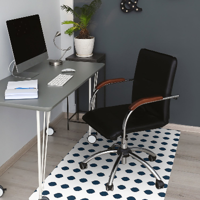 Tapis de chaise de bureau Citron