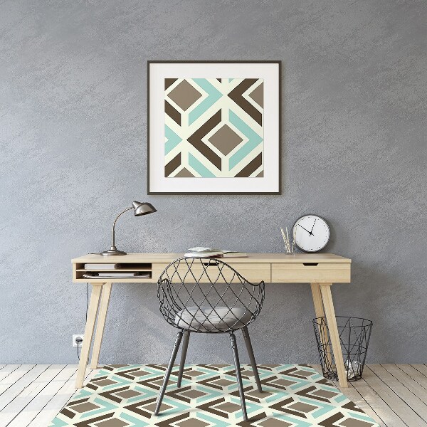 Tapis pour chaise de bureau Modèle rétro
