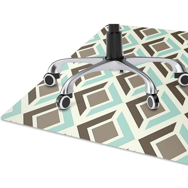 Tapis pour chaise de bureau Modèle rétro