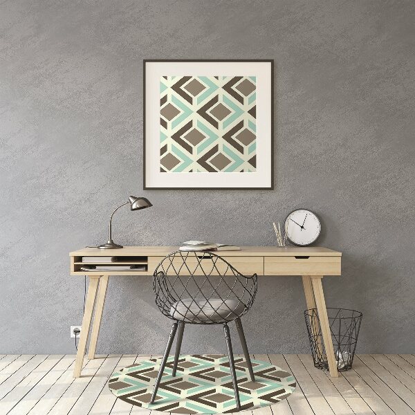 Tapis pour chaise de bureau Modèle rétro