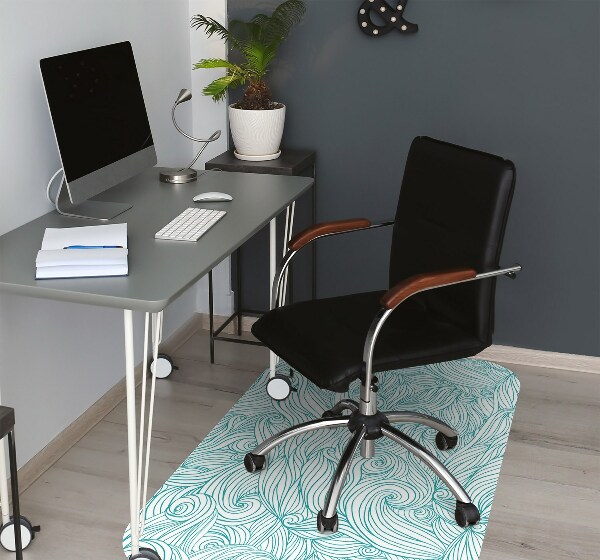 Tapis de chaise Vagues vintage