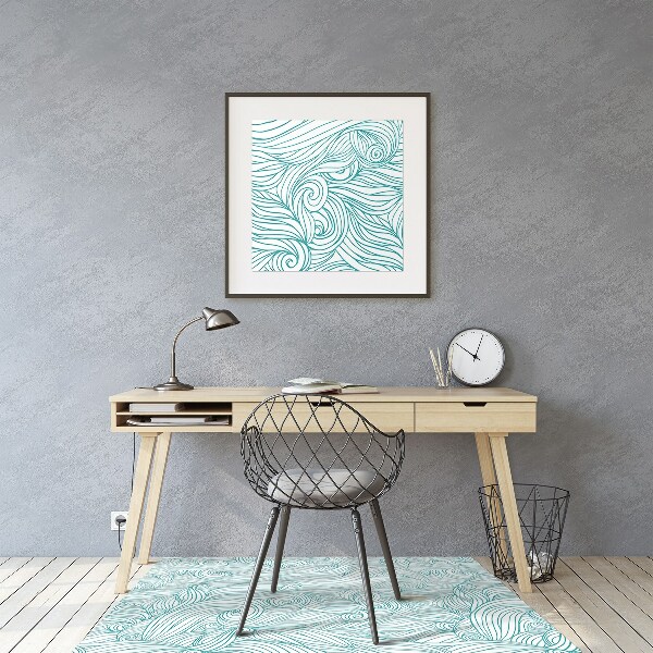 Tapis de chaise Vagues vintage