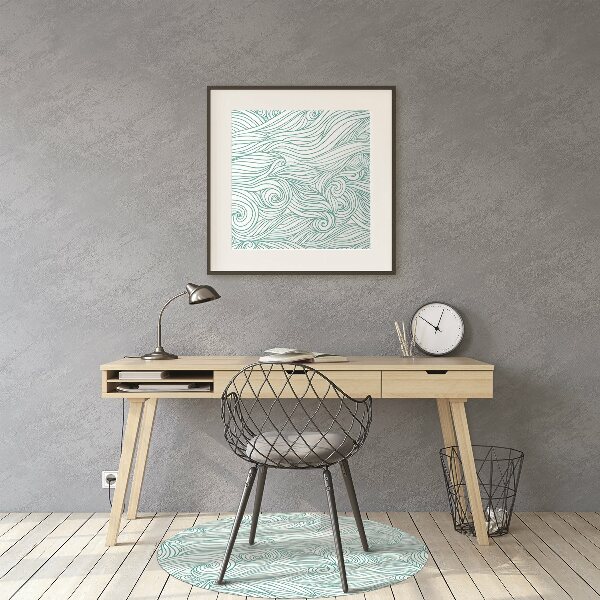 Tapis de chaise Vagues vintage