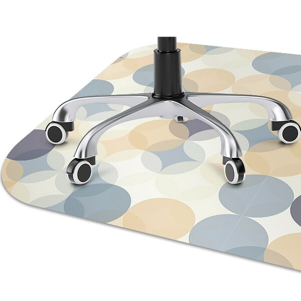 Tapis pour chaise de bureau Roues de style rétro