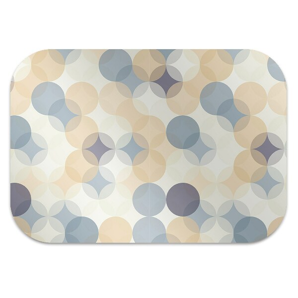 Tapis pour chaise de bureau Roues de style rétro
