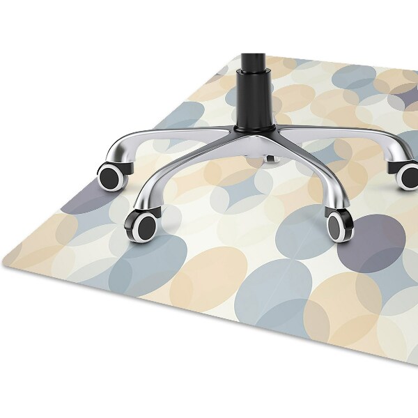 Tapis pour chaise de bureau Roues de style rétro