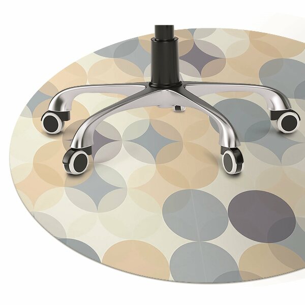 Tapis pour chaise de bureau Roues de style rétro