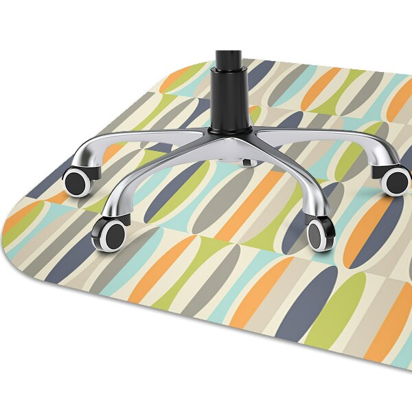Tapis pour chaise de bureau Modèle rétro