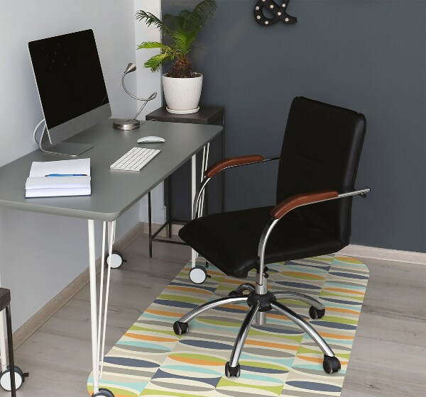Tapis pour chaise de bureau Modèle rétro