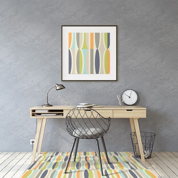 Tapis pour chaise de bureau Modèle rétro