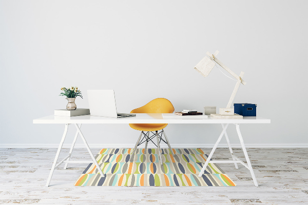 Tapis pour chaise de bureau Modèle rétro