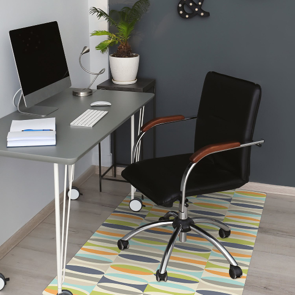 Tapis pour chaise de bureau Modèle rétro