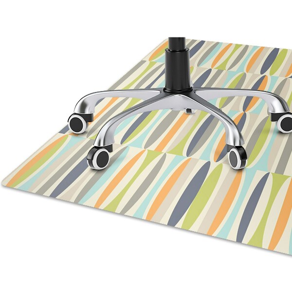 Tapis pour chaise de bureau Modèle rétro