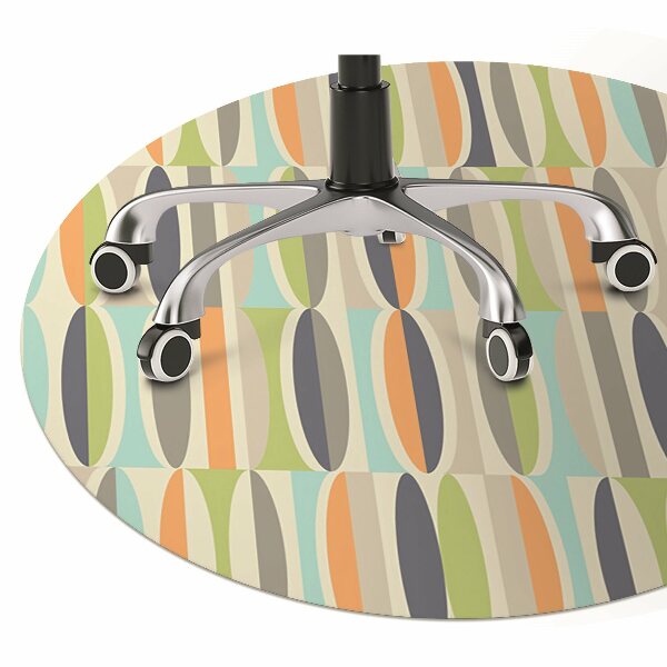 Tapis pour chaise de bureau Modèle rétro