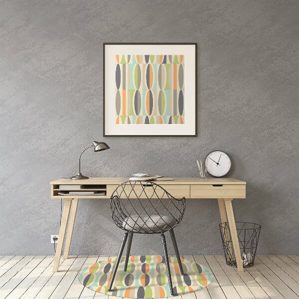 Tapis pour chaise de bureau Modèle rétro