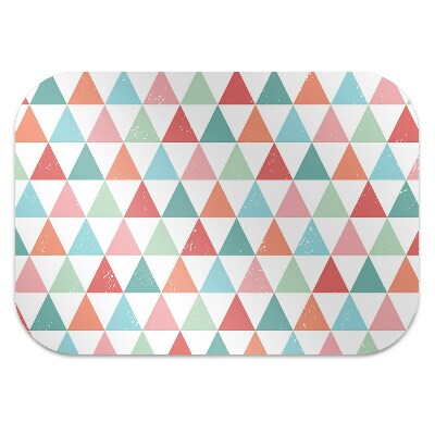 Tapis fauteuil bureau do biura Triangles colorés