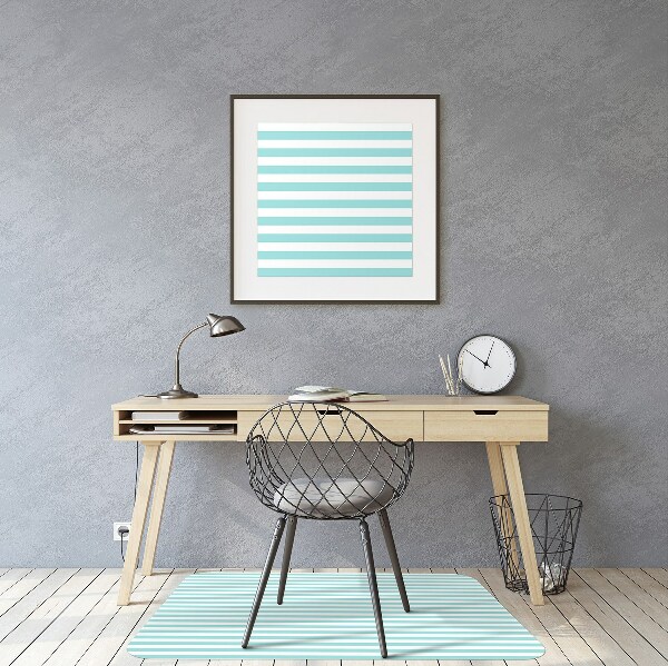 Tapis fauteuil bureau Lignes minimalistes