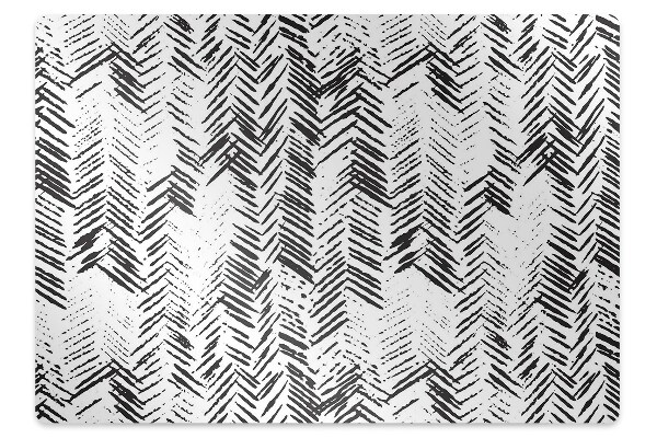 Tapis protège sol Tirets dans Herringbone