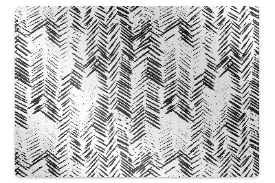 Tapis protège sol Tirets dans Herringbone