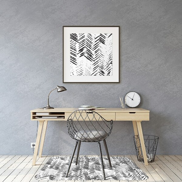 Tapis protège sol Tirets dans Herringbone
