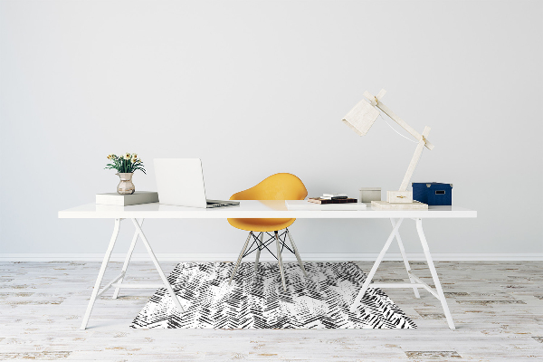 Tapis protège sol Tirets dans Herringbone