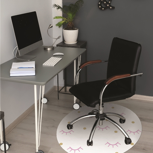 Tapis protège sol Points et paupières