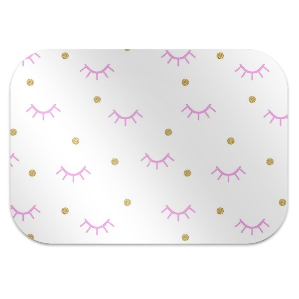 Tapis protège sol Points et paupières
