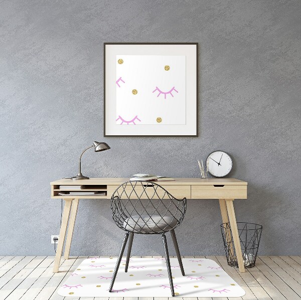 Tapis protège sol Points et paupières