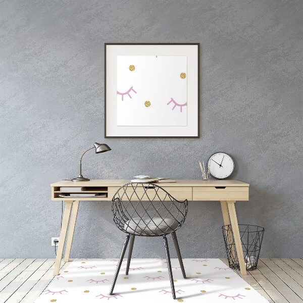 Tapis protège sol Points et paupières