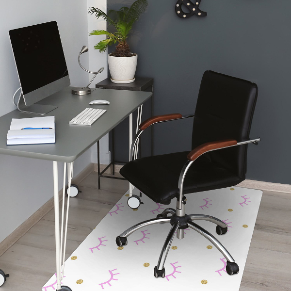 Tapis protège sol Points et paupières