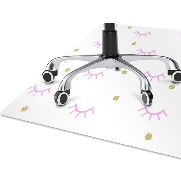 Tapis protège sol Points et paupières