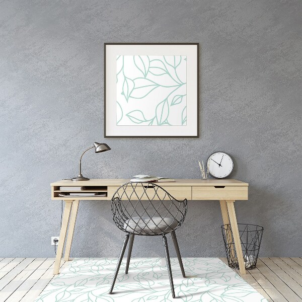 Tapis de chaise de bureau Dessiné
