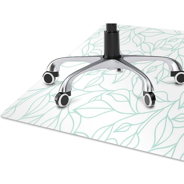 Tapis de chaise de bureau Dessiné